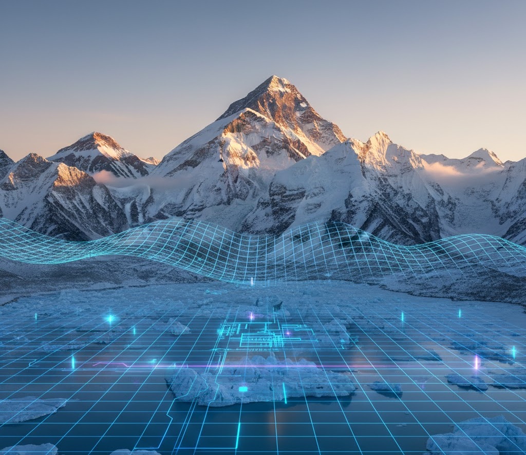 AI Summit - Mount Everest representing peak performance and transformation